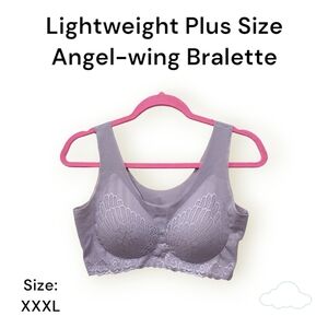 Lightweight Plus Size Angel-wing Bralette​